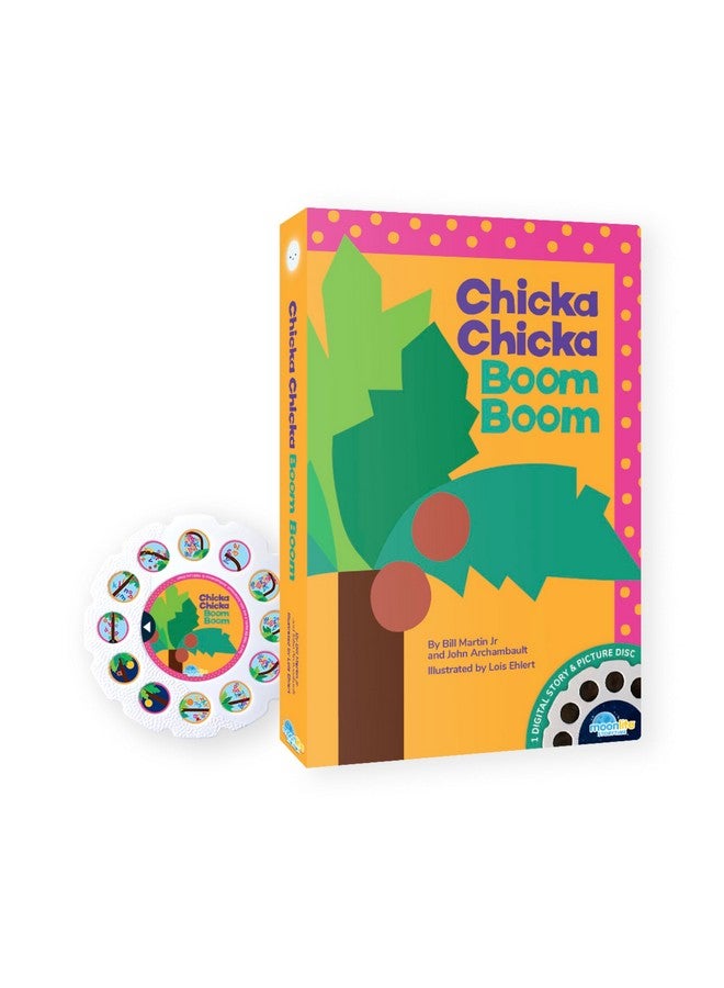 Moonlite أقراص قصص مونلايت لجهاز عرض الفلاشلايت، للأطفال الصغار | تشيكا تشيكا بوم بوم | عبوة قرص واحد للقصة للأطفال من 12 شهرًا وما فوق - Image 1