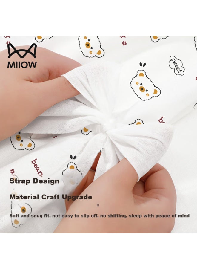 MIIOW Miiow Disposable Four-piece Cotton Soft Thickened Anti-dirty Sterile Wash-free Travel Business Hotel Bed Sheet Duvet Cover Pillowcase - Image 3