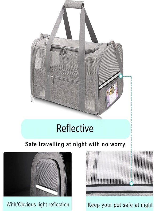 Seclato Cat Carrier Pet Carriers Airline Approved for Small Dogs Kitten Carriers for Small Medium Cats Under 15lb, Collapsible Soft Sided TSA Approved Travel Carrier, Pink - Image 4