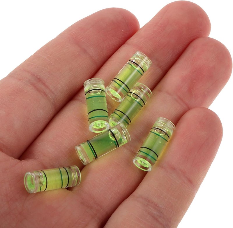 Trendy economical quality 10pcs Mini Spirit Level Acrylic Bubble Leveling Tool Compact Handheld Leveling Instrument for Woodworking Picture Hanging and Precision Layout Measuring UV resistant - Image 4