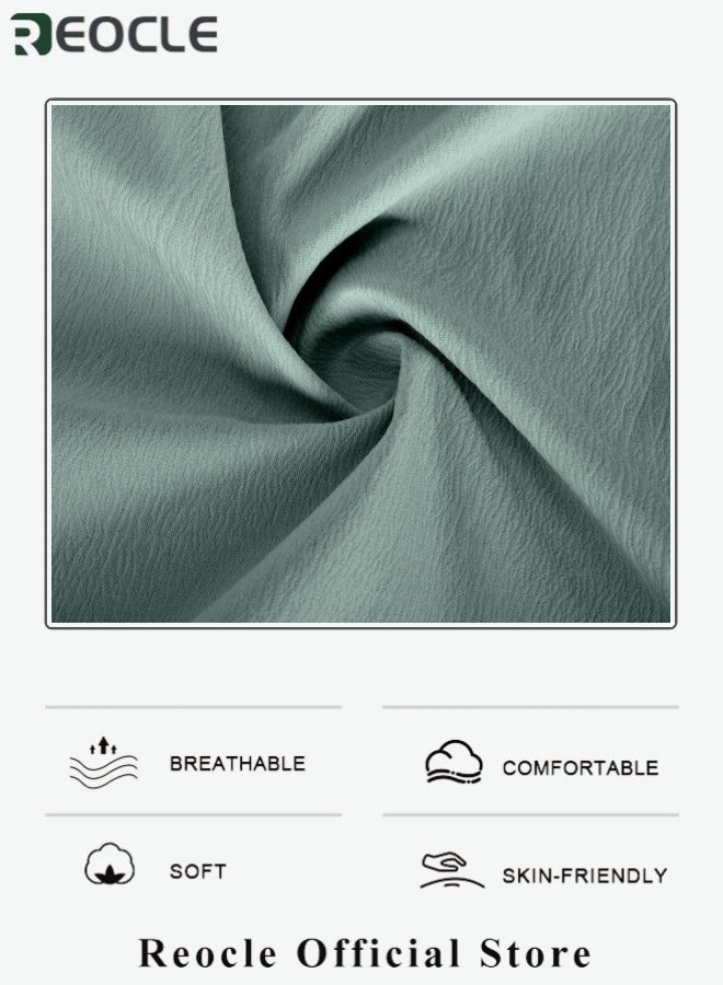 ريوكل طقم ملابس استرخاء نسائي تيشيرت بنصف أكمام وياقة على شكل حرف V مع طباعة حروف طقم بنطلون مكون من قطعتين ملابس رياضية واسعة، ملابس استرخاء للسيدات طقم بدلة رياضية - Image 2