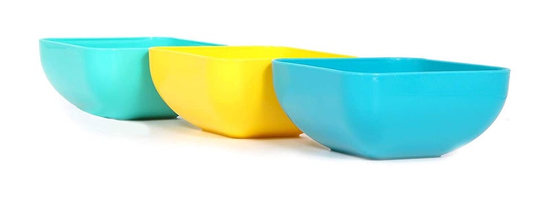 Luxansa Multipurpose BPA Free Colorful Unbreakable Microwave Safe and Dishwasher Plastic Mixing Bowl Set for Kitchen Soup Bowls Serving Salads Snack Cake Pasta Rice Desert Dining Bowl and Food Kitchen 17 x 17 x 8 CM 1500 ML - Image 4