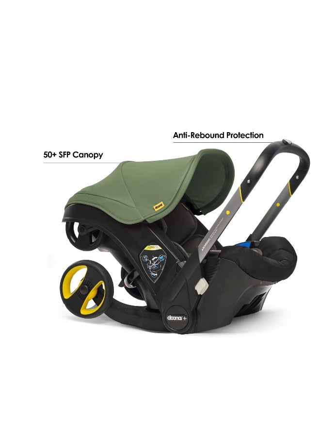 Doona Baby Car Seat And Travel Stroller Desert - Green  - Image 3