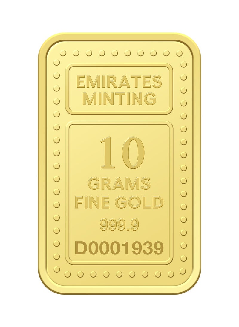 EMIRATES MINTING Emirates Minting 10 Grams Kaaba Gold Bar 999.9 Purity  - Image 4