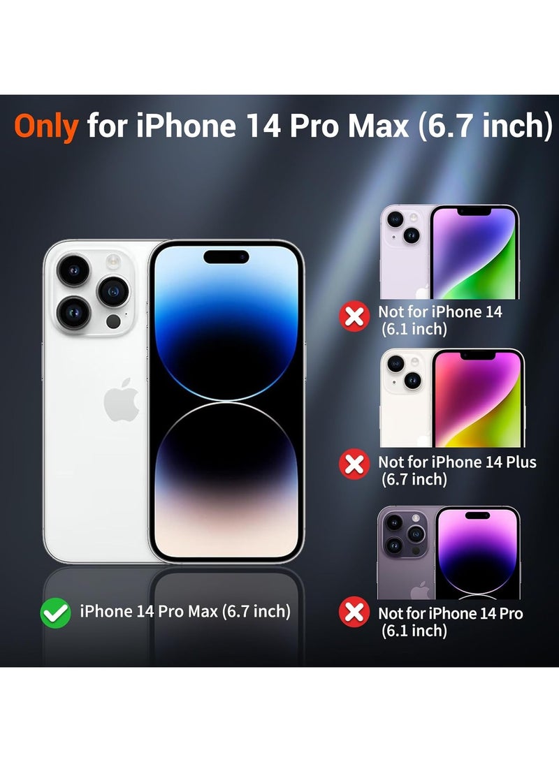 BORTONY iPhone 14 Pro Max Magnetic Case Supports Wireless Charging, Shockproof, Scratch-Resistant Phone Case for  iPhone 14 Pro Max 6.7 inch - Image 2