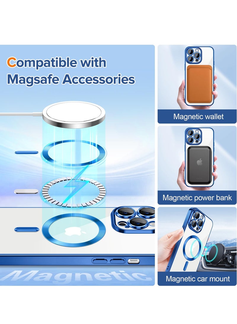 BORTONY iPhone 14 Pro Max Magnetic Case Supports Wireless Charging, Shockproof, Scratch-Resistant Phone Case for  iPhone 14 Pro Max 6.7 inch - Image 4