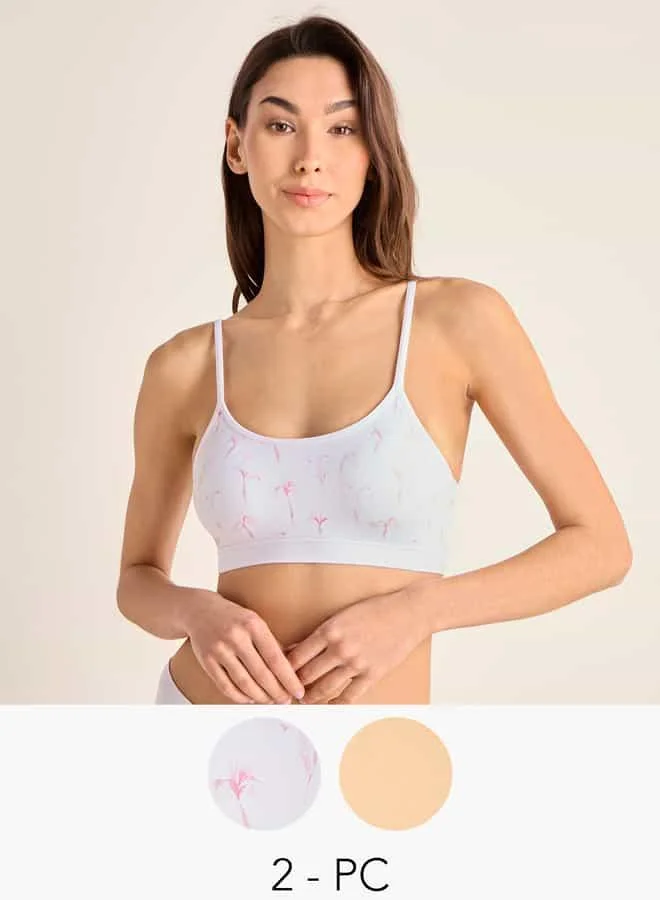 Splash FAV Set of 2 - Assorted Teen Bra with Adjustable Straps