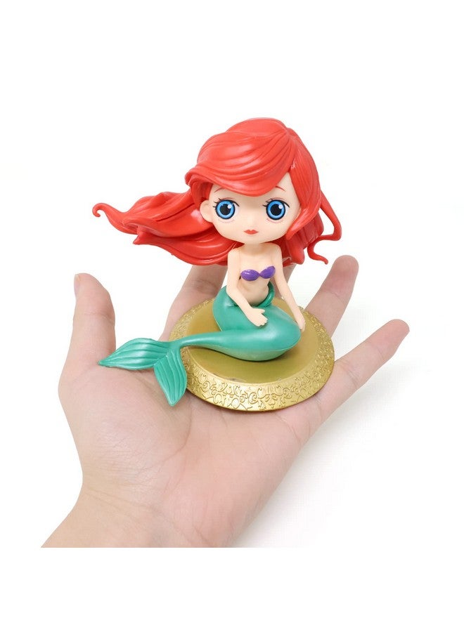Honbay 1PCS Little Mermaid Cake Topper Under the Sea Theme Cake Decoration Mini Mermaid Figurines for Birthday Baby Shower Party - Image 3