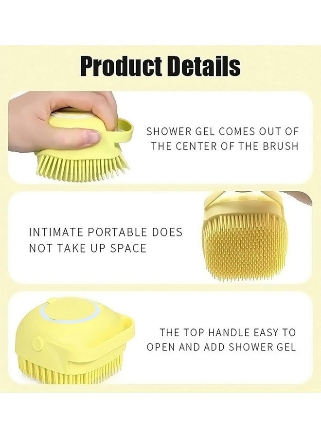 Shovclick Silicone Brush with Shower Gel Dispenser, Mud & Dirt Remover with Soft Silicone Bristle with Non-toxic Brushes - Image 5