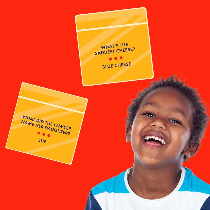 Ridley's Ridleyâ€™s 100 Single Cheesy Joke Cards â€“ Includes 100 Jokes for Kids and Adults, Funny Jokes for Family-Friendly Fun â€“ Makes a Great Gift Idea - Image 3