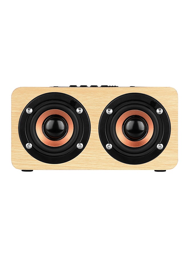 Super Bass Subwoofer Bluetooth Speaker With Microphone Black/Beige - Image 1