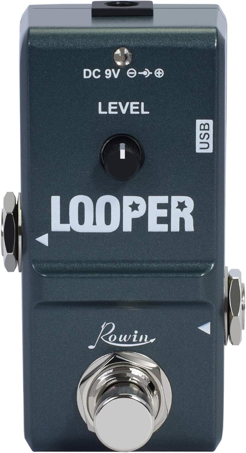 Rowin Tiny Looper Electric Guitar Effect Pedal 10 Minutes of Looping Unlimited Overdubs - Image 1