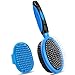 UGNEL 2PCS Pet Grooming Tools - Double-Sided Brush for Shedding and Bathing, Suitable for Short/Long Haired Dogs Cats and Horses, Deshedding Dog Brush, Mane & Tail Combs for Horses - Pet Supplies (Blue) - Image 2