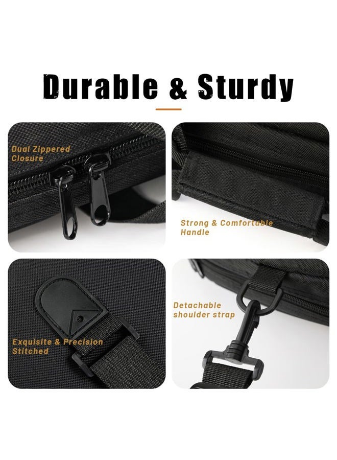 LWANO Compound Bow Case Light-Weight Soft Bow Bag with Arrow Pocket and Backpack Straps - Image 2