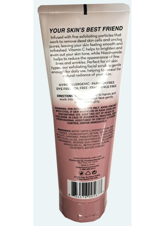 Dermasil Labs Pharmaceutical Research Exfoliating Facial Scrub Vitamin C & Niacinamide 4Fl Oz. 118 Ml (Set Of 2 Pack) - Image 3