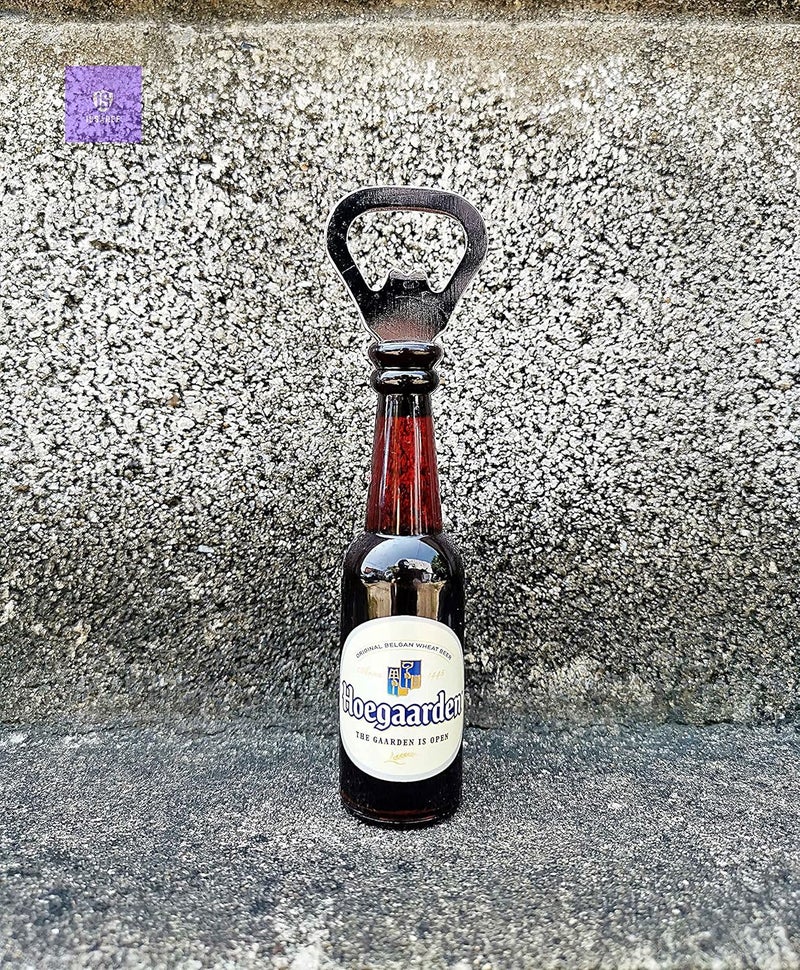 ISSAREE Magnetic Beer Bottle Opener Figure Beer Bottle Bar Refrigerator Décor Unique Birthday Gifts Collection (Hoegaarden) - Image 5
