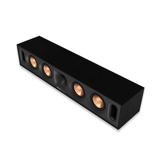 Klipsch Reference Next-Generation R-30C Horn-Loaded Center Channel Speakers for Crystal-Clear Home Theater Dialogue in Black - Image 1