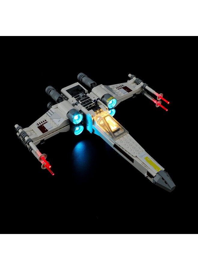 BRIKSMAX مجموعة إضاءة LED لطائرة لوك سكاي ووكر Xwing 75301 متوافقة مع مجموعة ليغو ستار وورز لبناء الكتل، لا تشمل مجموعة ليغو - Image 4