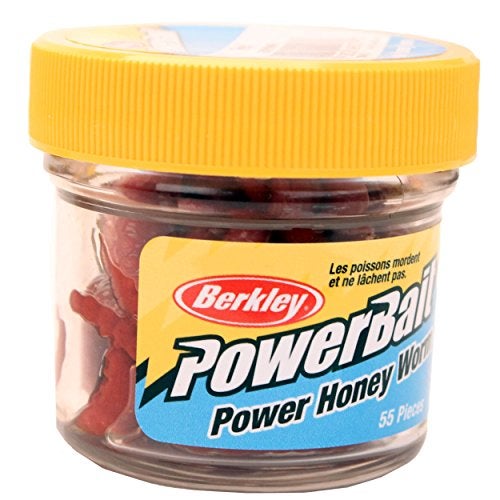 Berkley PowerBait Power Honey Worm Fishing Bait, Red, 1in | 3cm, Irresistible Scent & Flavor, Realistic Profile, Ideal for Bluegill, Crappie, Perch and More - Image 5