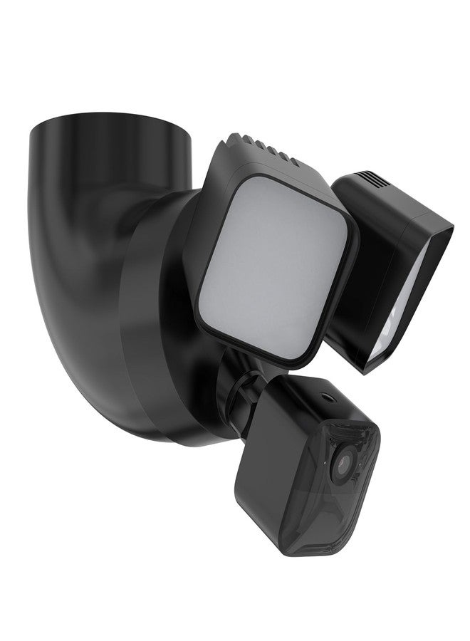 SURVADV Eave Mount for Ring Floodlight Cam Wired Pro/Pro (2nd Gen)/ Plus, Blink Wired Floodlight Camera, Wyze FloodLight Camera V2/ Pro and Roku FloodLight Cam - Black - Image 2