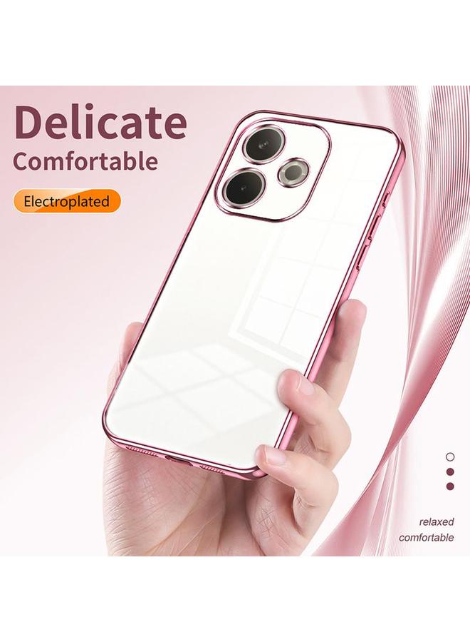 erorex Case For OPPO A5 Pro 5G Global Transparent Plating Fine Hole Phone Case - Image 5