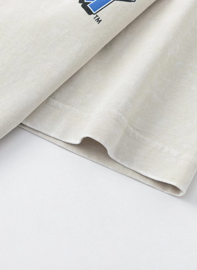 Balabala White Kids Boys Round v-neck short-sleeved T-shirt for Men | Best Price UAE