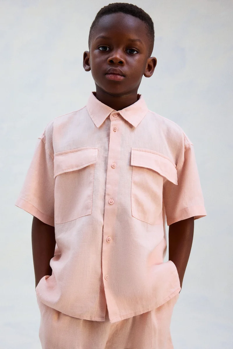 H&M Oversized linen shirt