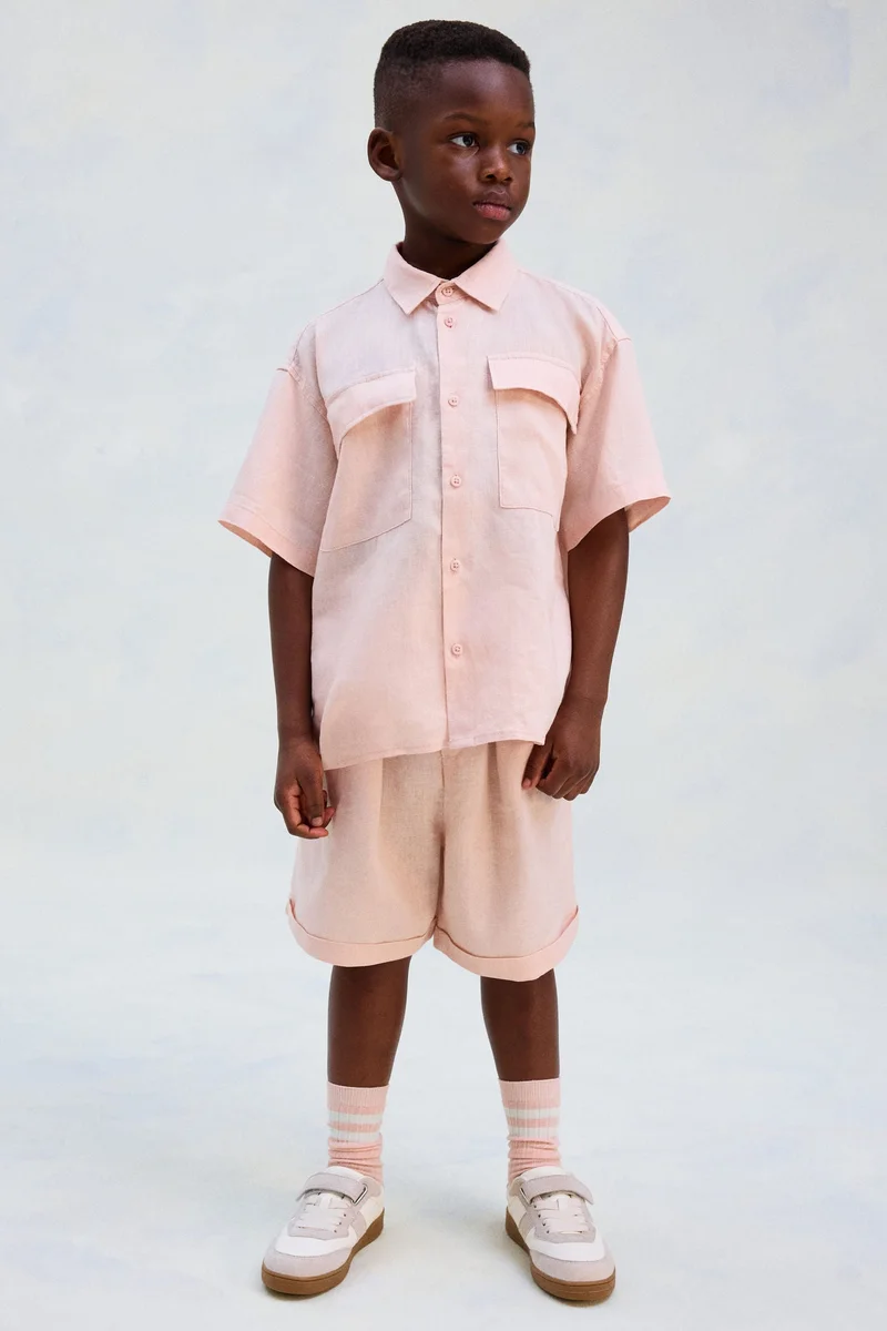 H&M Oversized linen shirt