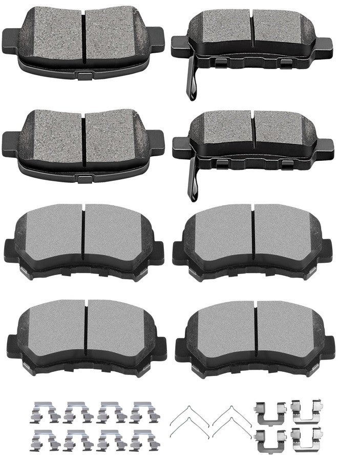 SCITOO D1374 D905 Front Semi-Metal Rear Ceramic Brake Pads Sets Fit For Nissan Maxima 2009 2010 2011 2012 2013 2014 2015 2016 2017 - Image 1