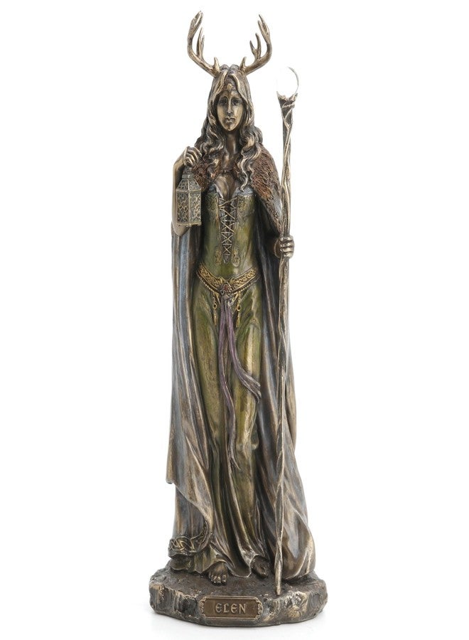 WU Elen of The Ways - Antlered Goddess of The Forrest Statue Sculpture Figure - Image 1