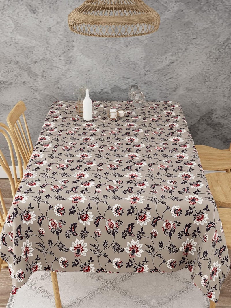 EVER HOME 100 Cotton 4 to 6 Seater Dining Table ClothTable CoverRectangular 58 inch x 88 inch Pack of 1 - Image 3