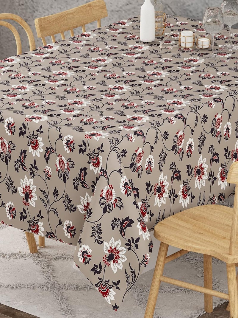 EVER HOME 100 Cotton 4 to 6 Seater Dining Table ClothTable CoverRectangular 58 inch x 88 inch Pack of 1 - Image 1