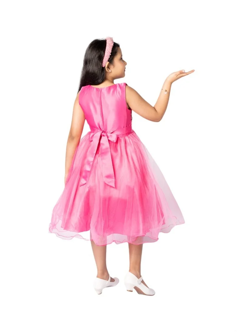 D'Daniela Sequin Bodice Dress