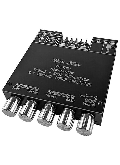 2.1 Channel BT Audio Amplifier Module AUX BT5.0 Audio Input Subwoofer   Left and Right Channel Output Sound Power Amplifier Board