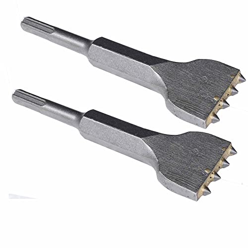 ACTINTOOL 6 1/8 in. x 1 1/2 in. SDS Plus Mortar Raking Chisel, Mortar Joint Removal SDS Plus Chisel Bit, SDS Plus Tuckpointing Tool(Pack of 2) - Image 1