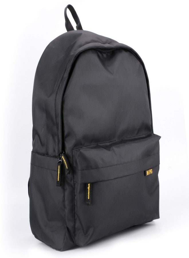 QIPS 21 Ltrs Black School Backpack (HMHMBP 1097 Black New) - Image 2