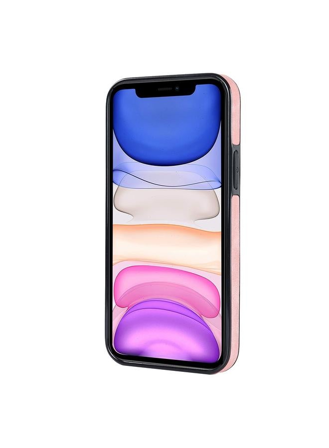 Zaboon Case For iPhone 11 Pro Max Vintage Patch Leather Phone Case with Ring Holder - Image 2