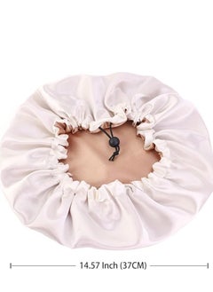 JoyousSto Women's adjustable reversible satin bonnet soft double sided sleep cap  - Image 3