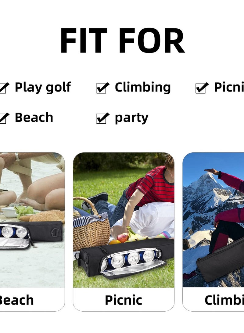 SOLARAE Golf Cooler Bag - Insulated Beer Cooler with Golf Accessories - Holds 6-Pack of Cans or Two Wine Bottles - Perfect for Men's Golf Sports Bags - Image 5