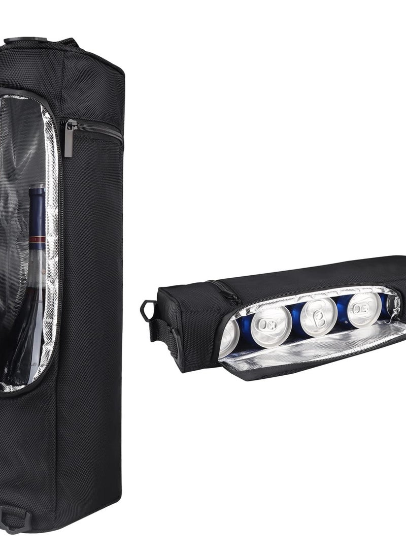 SOLARAE Golf Cooler Bag - Insulated Beer Cooler with Golf Accessories - Holds 6-Pack of Cans or Two Wine Bottles - Perfect for Men's Golf Sports Bags - Image 3