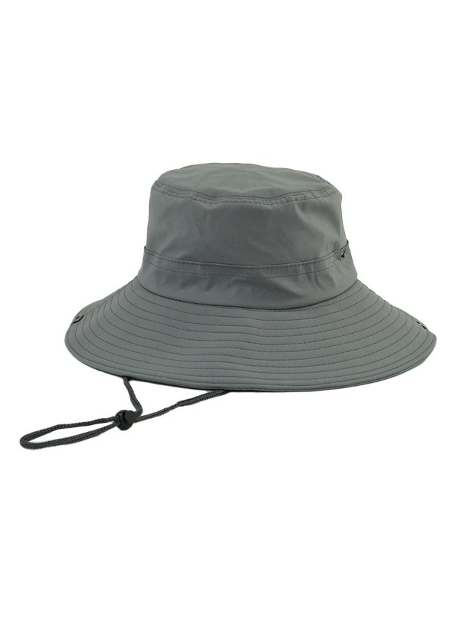 NIBEMINENT Men Women Sun Hat Cowboy Hat with Straw Wide Brim Bucket Breathable Boonie Hats for Fishing, Hiking, Garden, Beach - Image 1