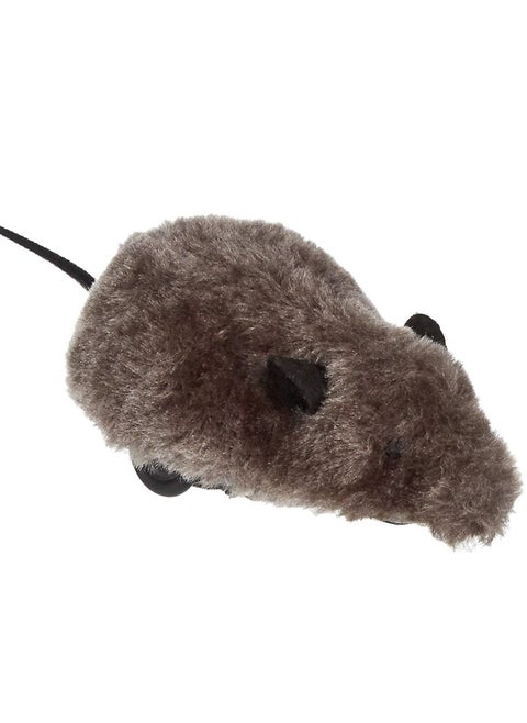 Wind Up Cat And Kitten Mouse Toy Gray