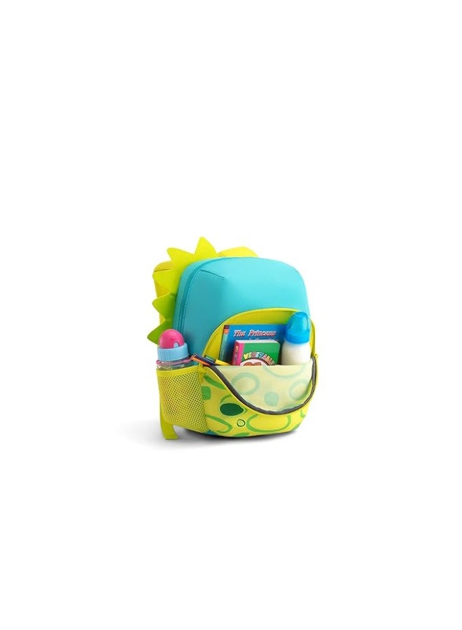 American Tourister 17 Litres SWIDDLE+ Dinosaur Cap with 2 compartment Backpack for Boys & Girls, Kids - DINO TURQUOISE - Image 2