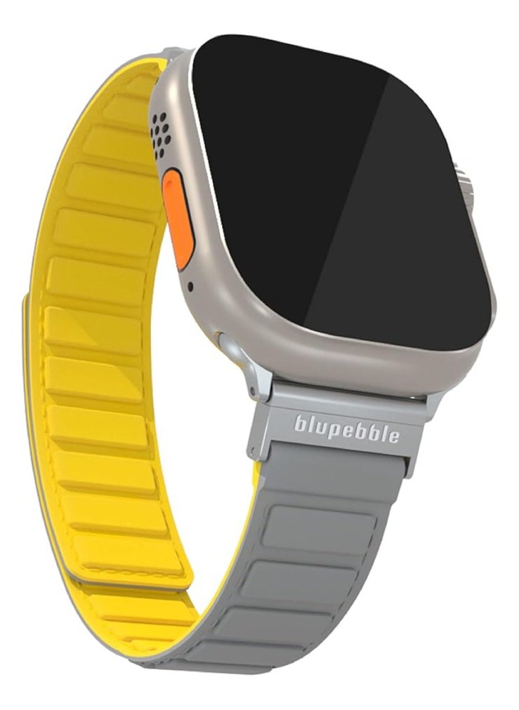 blupebble - Blupebble Silicone Reversible Magnetic Strap Designed for Apple Watch Series Ultra/8/7-49/45/44/42 MM - Image 1