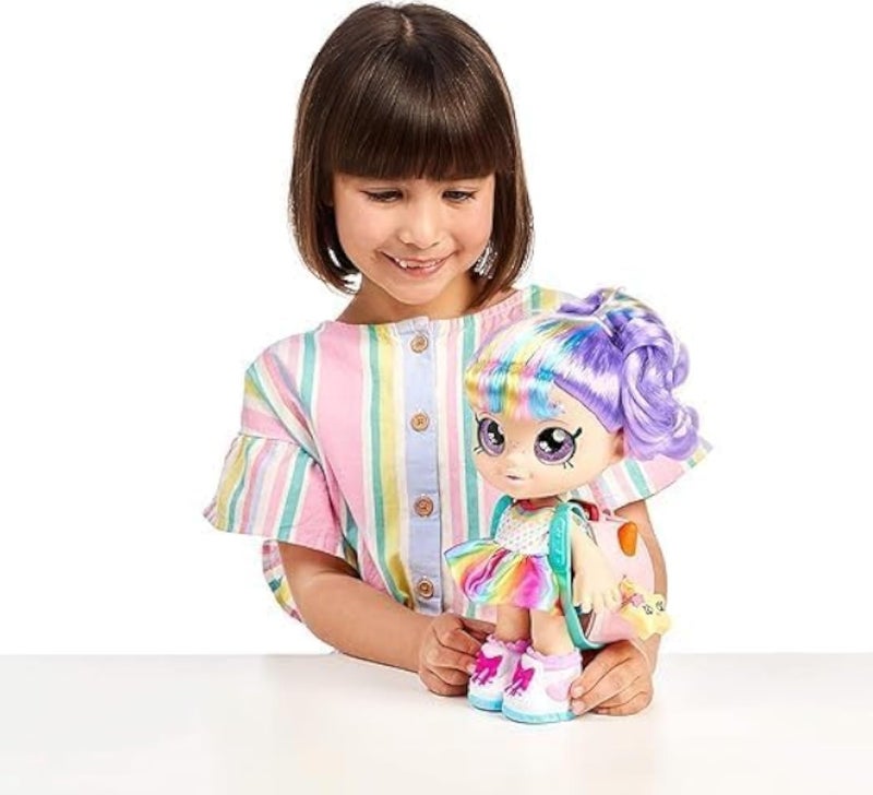 Sparkle Kids Musical Doll with 5D Eyes, Rainbow Hair and Dress, Ages 3+