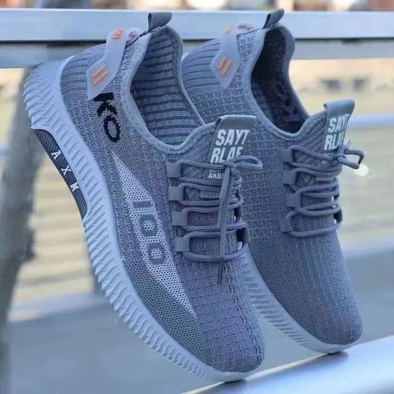 Summer Breathable Mens Casual Sports Shoes Trendy A100 [Gray]] 