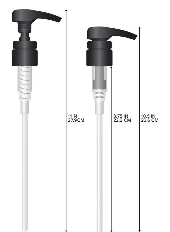 Bar5F Pump For 33.8-Oz Shampoo And Conditioner Liter Bottles (1" Inch Bottle Neck 28/410) 2-Pack - Image 3