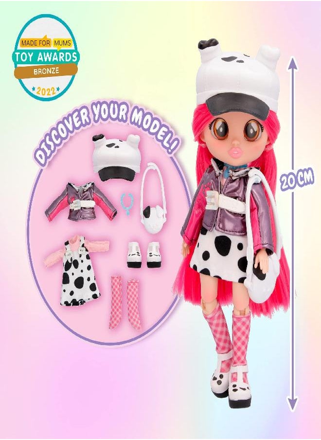 CRY BABIES - Cry Babies BFF Dotty Fashion Doll with 9+ Surprises Including Outfit and Accessories for Fashion Toy, Girls and Boys Ages 4 and Up, 7.8 Inch Doll - Image 1