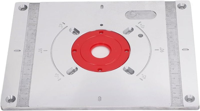 Aluminum Router Table Plate Multifunctional Woodworking Plate for Trimming and Engraving with Router Bits - Image 5