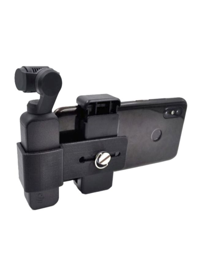 NIBEMINENT Monopod- Osmo Pocket Holder Clip For Phone Iphone X, Xiaomi Black - Image 2